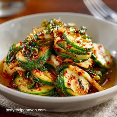 Cucumber Kimchi Recipe Easy: Quick Oi Sobagi for Max Crunch Recipe Card