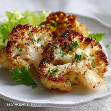 Roasted Frozen Cauliflower for 4 Servings Recipe Card