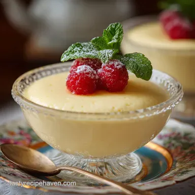 Vanilla Mousse: The Silkiest Classic Cr&egrave;me Anglaise Recipe Recipe Card