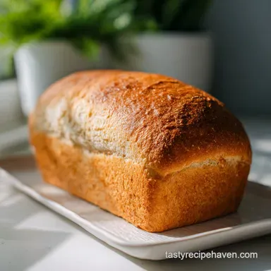 Soft Sourdough Sandwich Bread Recipe for 14 Servings Recipe Card