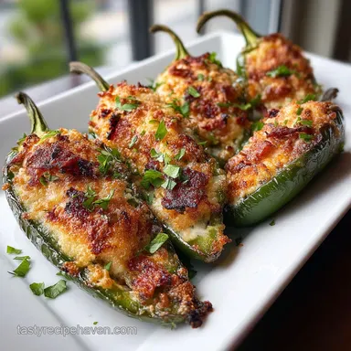 Smoked Cheese Jalapeno Poppers for 10 People Recipe Card