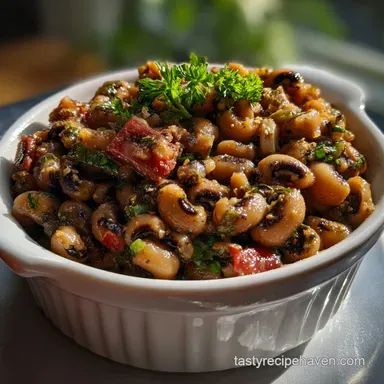 Southern Black Eyed Peas: Velvety, Smoke-Infused Masterpiece Recipe Card