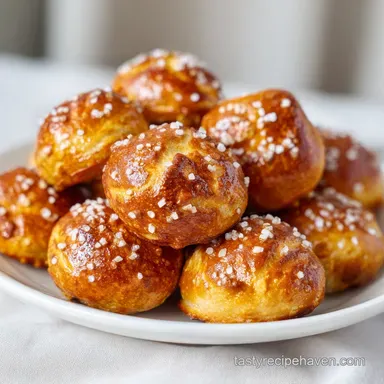Sourdough Pretzel Bites: Shatter Crisp Recipe Card
