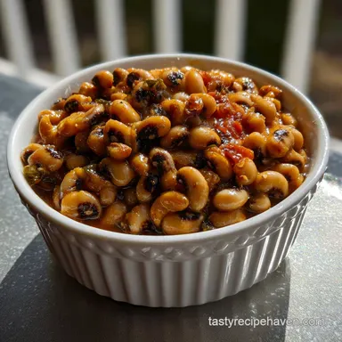 Southern Black Eyed Peas Recipe: Smoky & Velvety Recipe Card