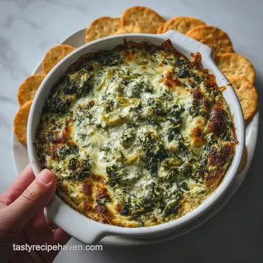 Spinach Artichoke Dip: Velvety Texture in 40 Min Recipe Card