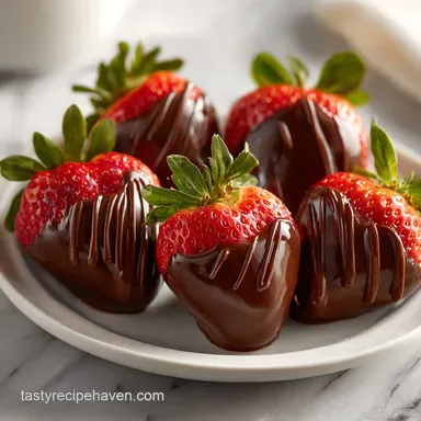 Chocolate Covered Strawberry Heart Recipe for Valentine's