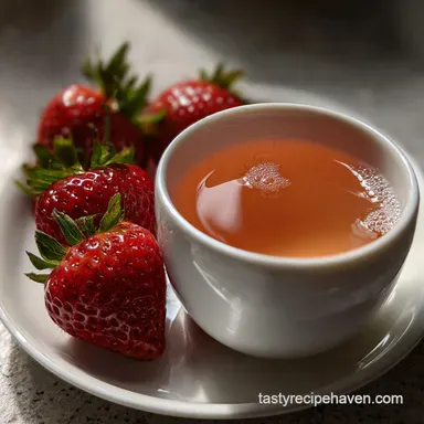 Simple Valentine's Drink with Strawberry for a Sweet Night in 10 Minutes Recipe Card