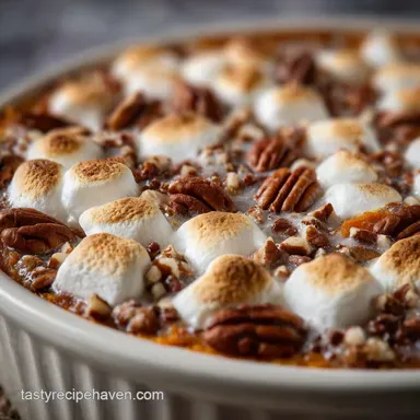 Sweet Potato Casserole with Marshmallows: Baked to Golden Perfection Recipe Card