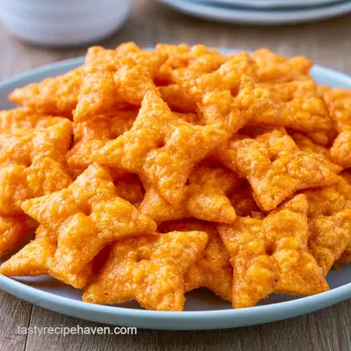 Cheese Crackers: Crispy and Sharp Recipe Card