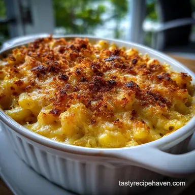Mac And Cheese: The Ultimate Baked Cheddar Recipe Recipe Card