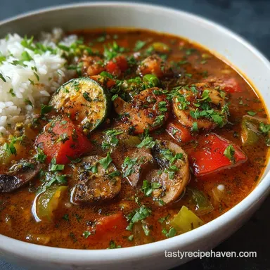 Vegetarian Gumbo Recipe: Smoky & Velvety Stew Recipe Card