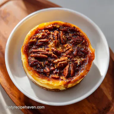 Turtle Cheesecake Recipe for 12 Servings Recipe Card