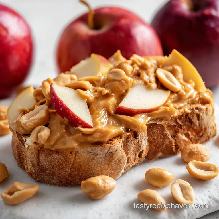 Apple and Peanut Butter Snack