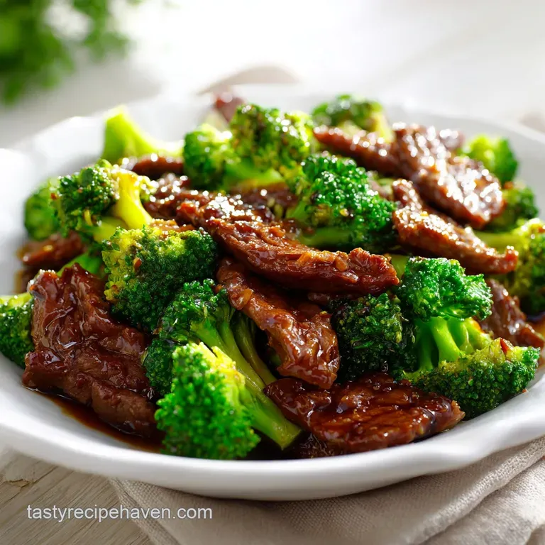 Beef and Broccoli: Velvety Stir Fry