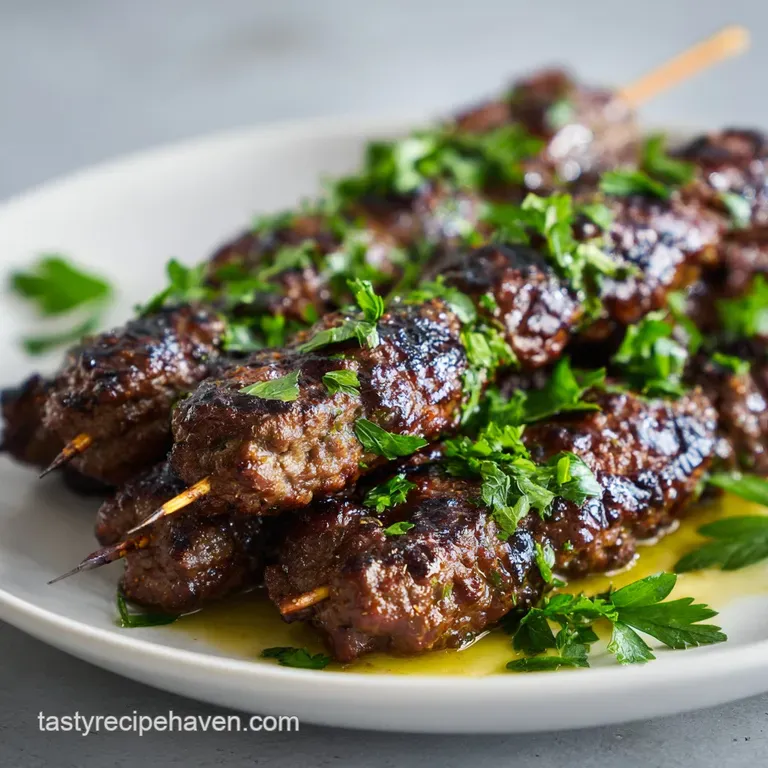 The Best Lebanese Kafta Recipe: Juicy and Spiced