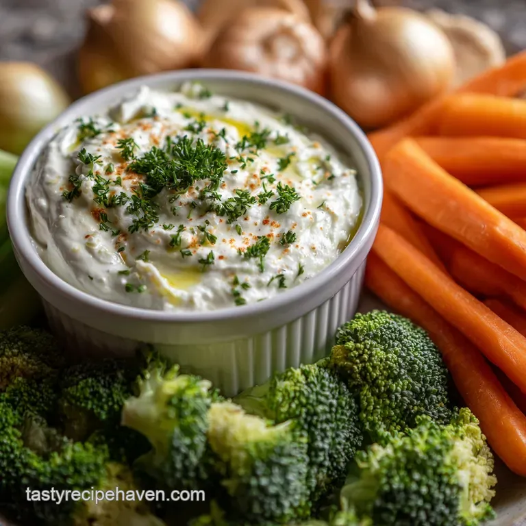 Vegetable Dip: Tangy and Velvety