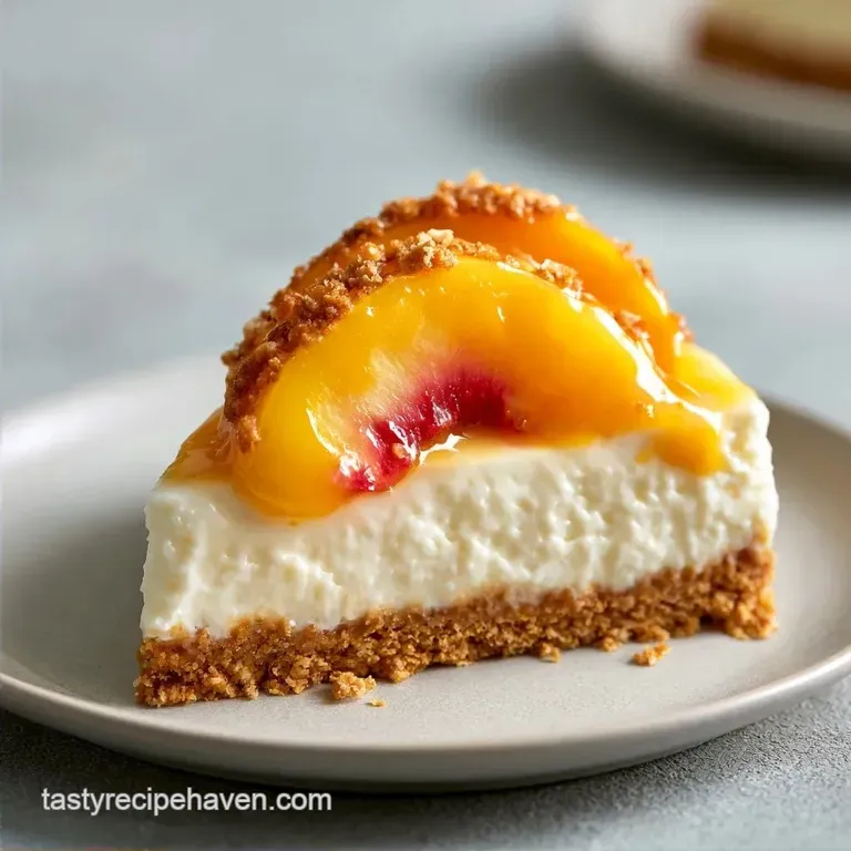Canned Peach Slices Dessert: No-Bake and Creamy