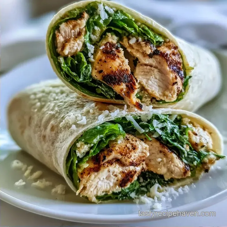 Chicken Caesar Wraps in 20 Minutes