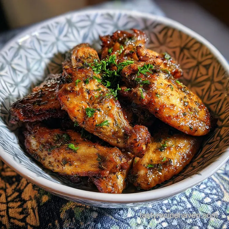 Perfectly stacked crispy chicken wings glisten alongside vibrant green celery sticks and creamy blue cheese dip on a white...