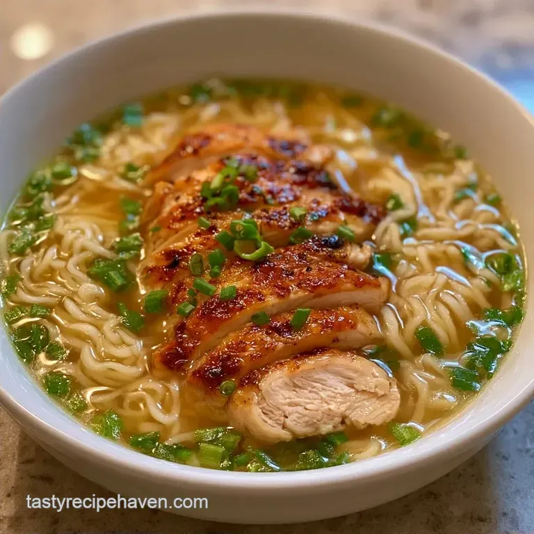 Chinese Chicken Noodle Soup in 30 Minutes