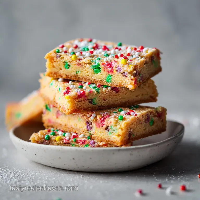 Christmas Cookie Bars Recipe