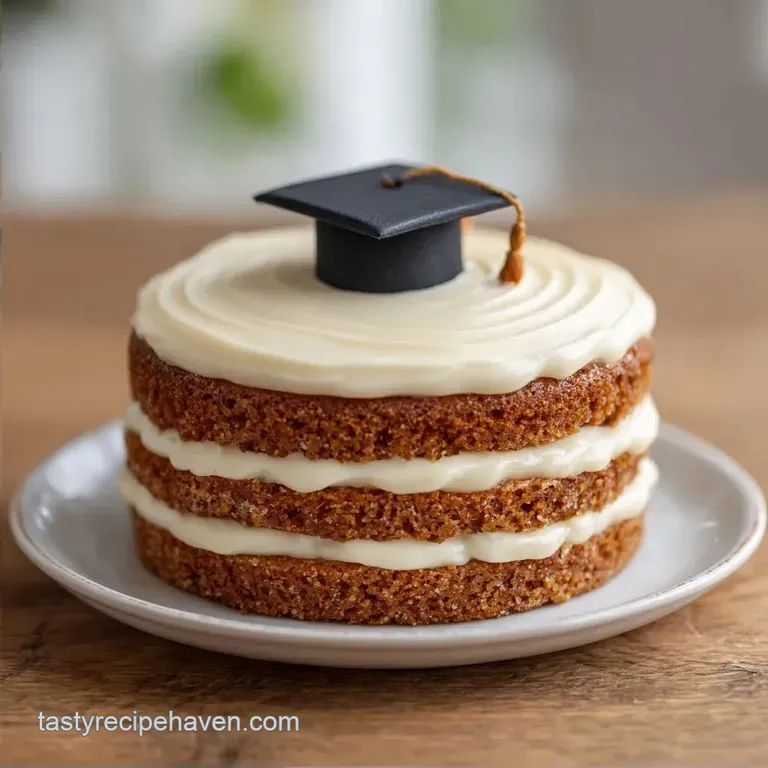 Classic College Graduation Cake: Tender and Fluffy