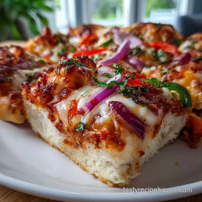Crescent Roll Veggie Pizza: Cold Classic Appetizer presentation