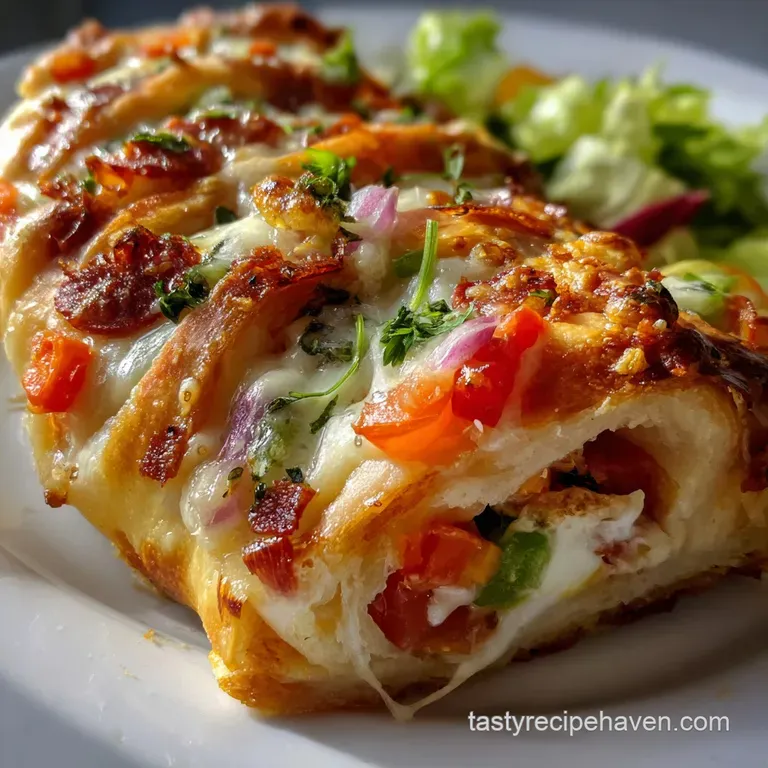 Crescent Roll Veggie Pizza: Cold Classic Appetizer