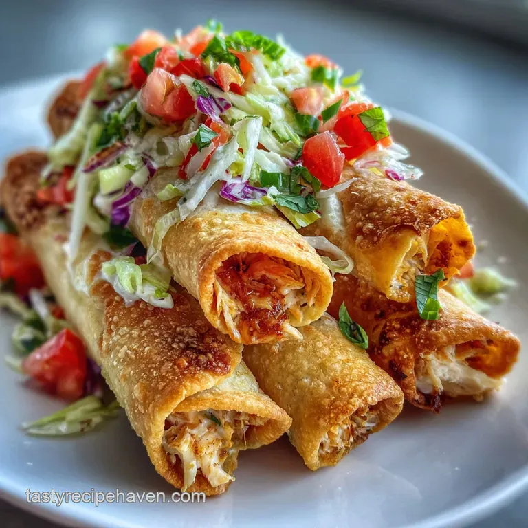 Baked Cream Cheese Chicken Taquitos: Shatter Crisp