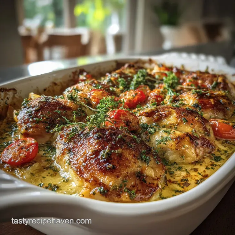 Creamy Chicken Bake: Velvety Sauce