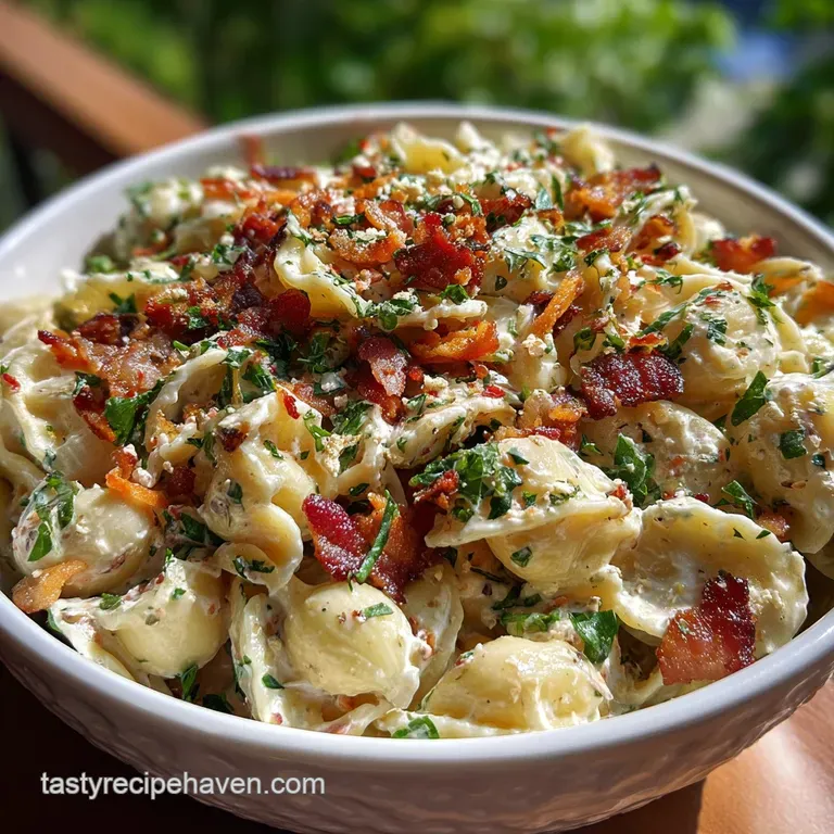 Creamy Ranch Pasta Salad Recipe