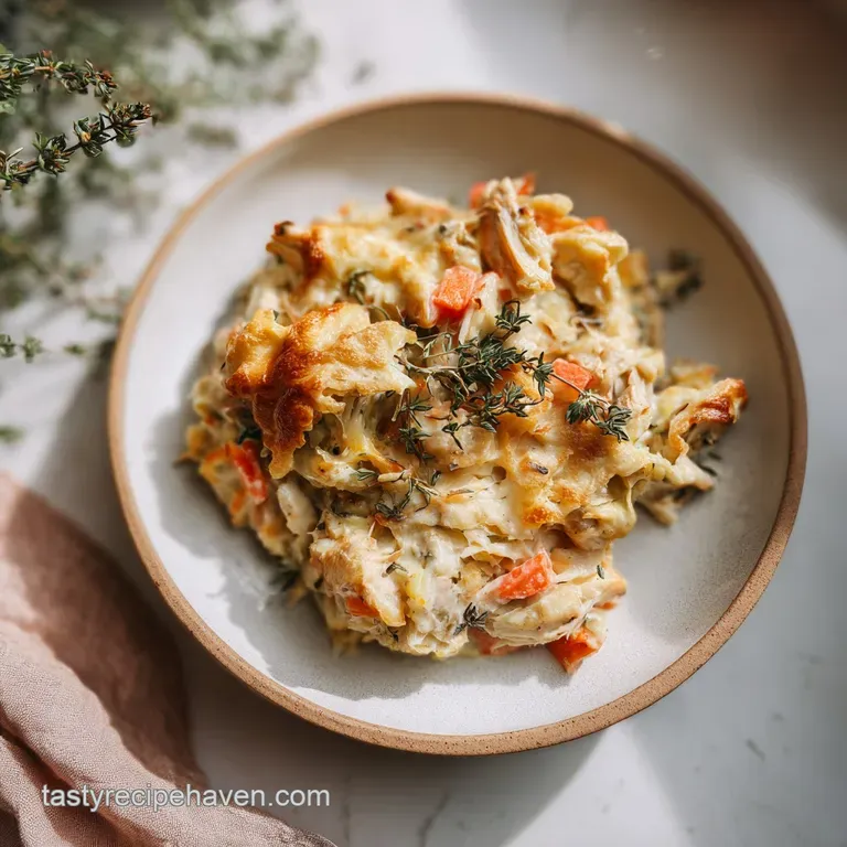 Creamy Roasted Chicken Bake: A High-Protein Dinner
