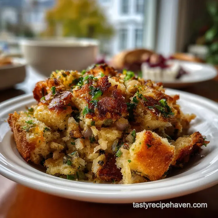 How to Make Bread Stuffing Balls: Crispy Bites presentation