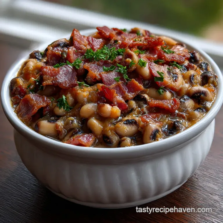 Comforting Black Eyed Peas Recipe Crock Pot with Bacon