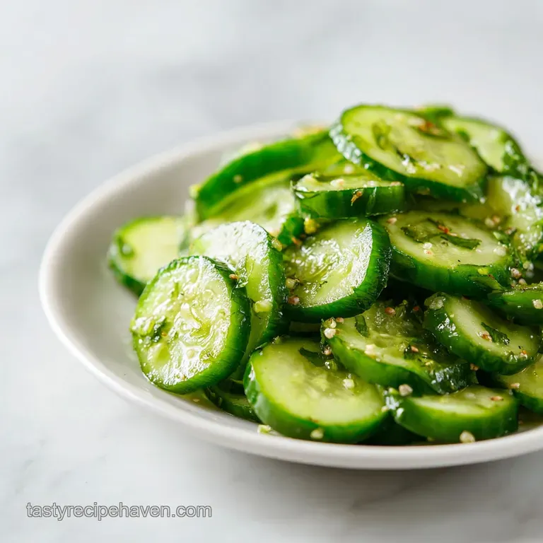 The Crunchiest Cucumber Salad