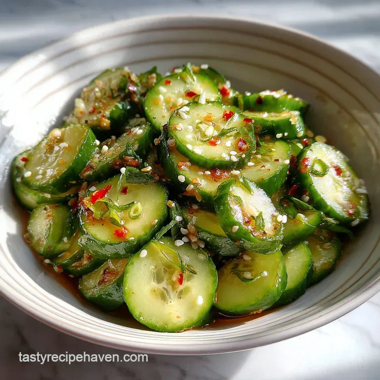Easy Asian Cucumber Salad