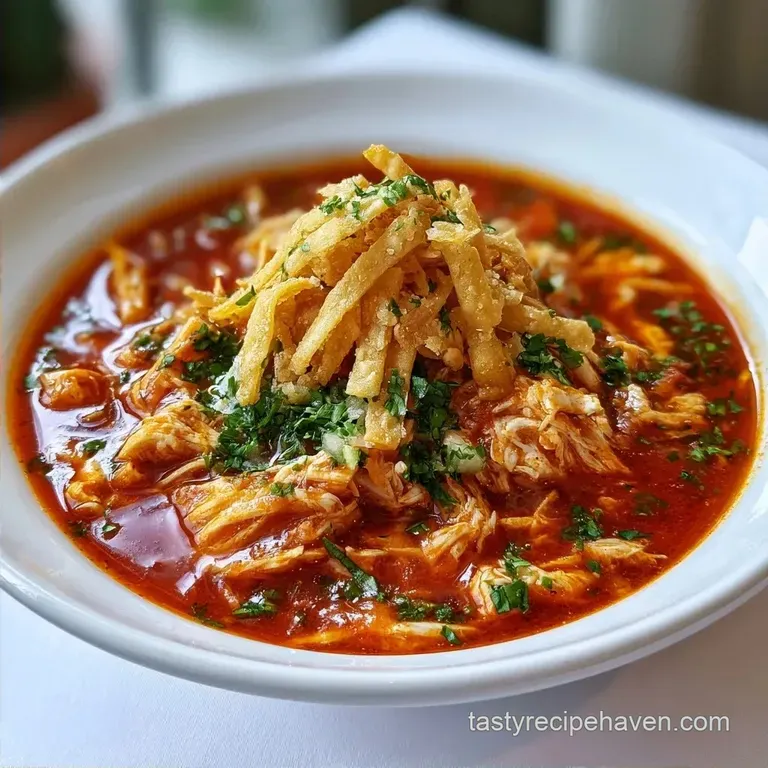 Easy Chicken Tortilla Soup with Rotisserie Chicken