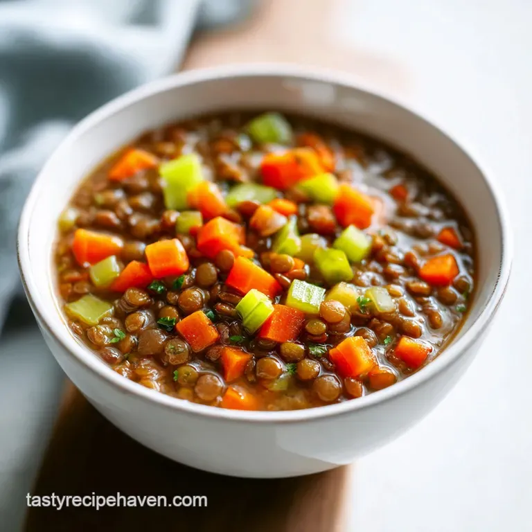 Easy Homemade Lentil Soup: Hearty and Velvety
