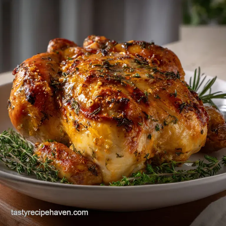 Instant Pot Whole Chicken Recipe: Rotisserie Style Feast presentation