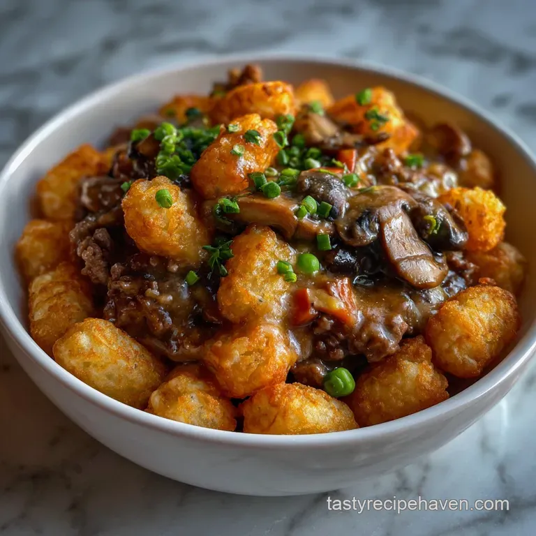 Tim Walz Hot Dish: Scratch Beef Mushroom Casserole