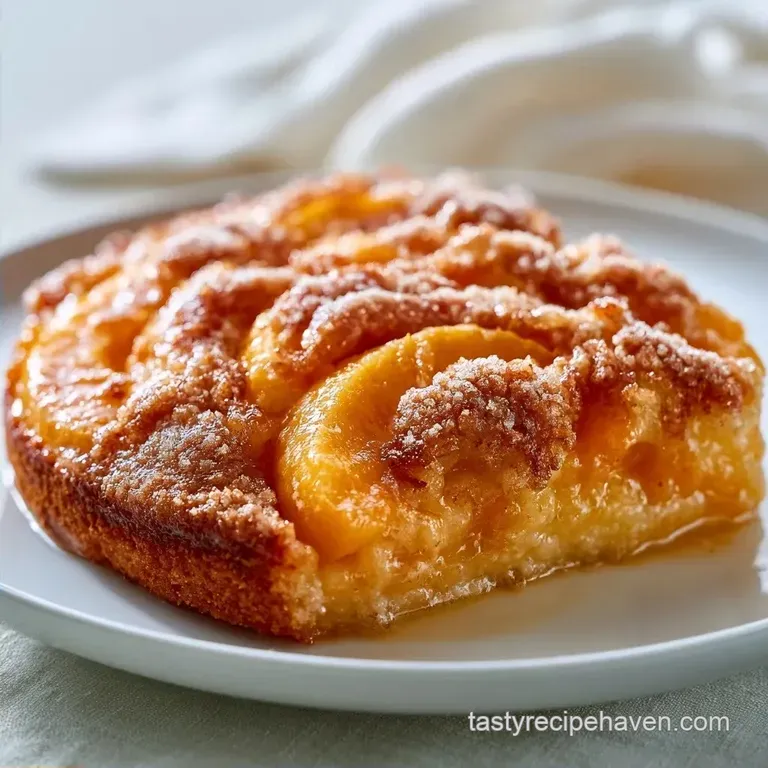 Fast Homemade Peach Cobbler: Golden Crust