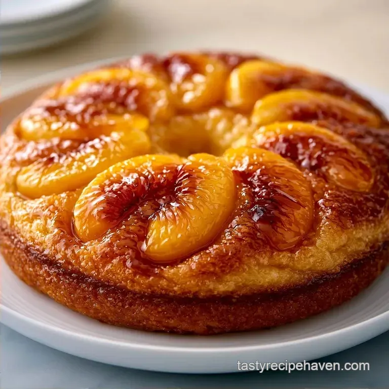 Tender Fresh Peach Season Cake