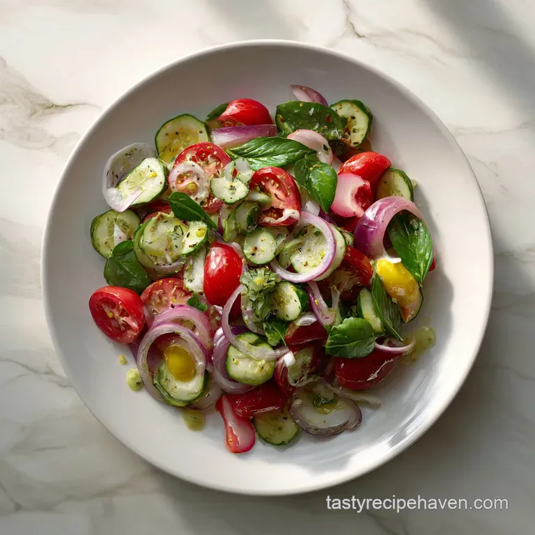 Salad Recipe with Fresh Vegetables: Snappy and Bright