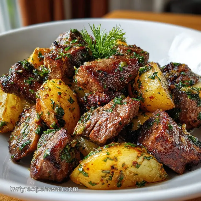 Garlic Butter Steak Potatoes: Pan-Seared Perfection