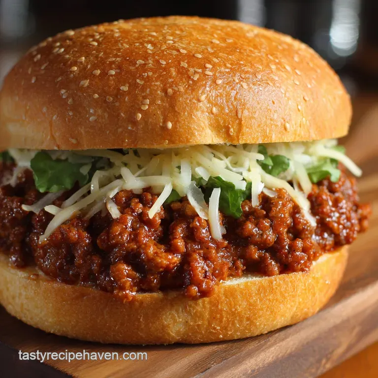 Sloppy Joe: the Ultimate Scruffy Grown-Up Dinner Sandwich presentation