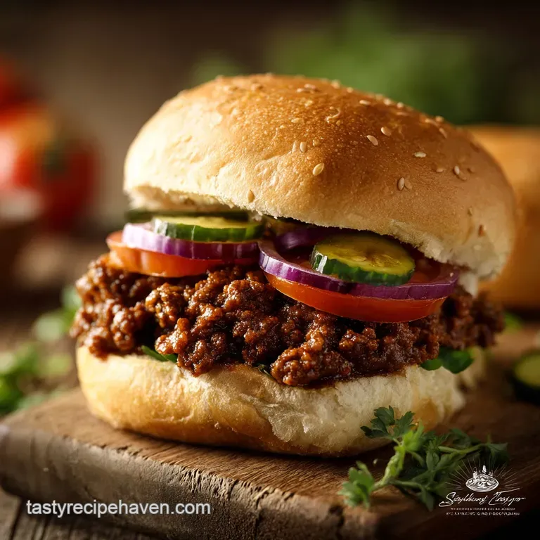 Sloppy Joe: The Ultimate Scruffy Grown-Up Dinner Sandwich