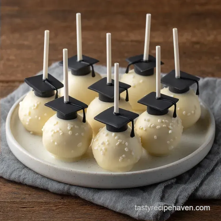 Homemade Grad Cake Pops: Velvety and Rich
