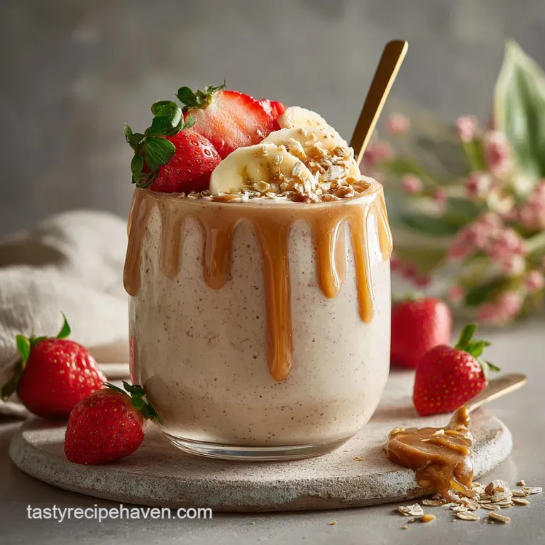 Hailey Bieber Smoothie: Easy Glazed Recipe presentation