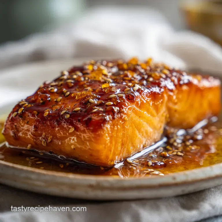 Salmon Marinade: Honey and Soy Glazed