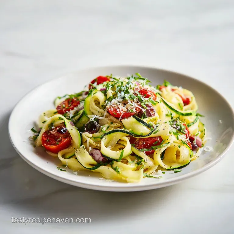 Keto Zucchini Pasta Salad: Crisp and Refreshing